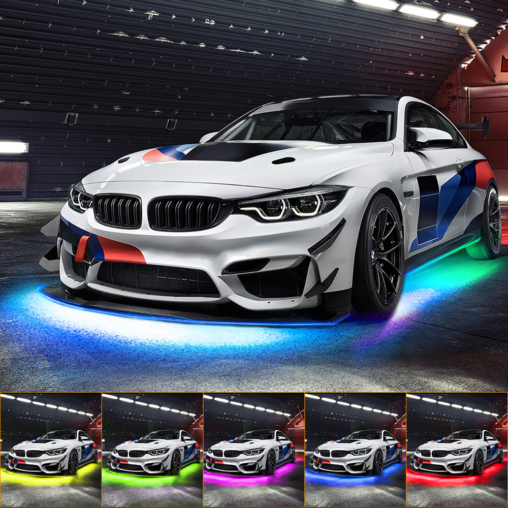 Rgb Underglow Strip - RGB Carro Underbody Underbody Luz, Lâmpada