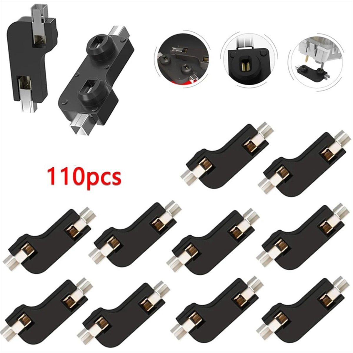 Hot Swap Pcb - T35C 110 Peças Soquetes PCB Hot-Swappable