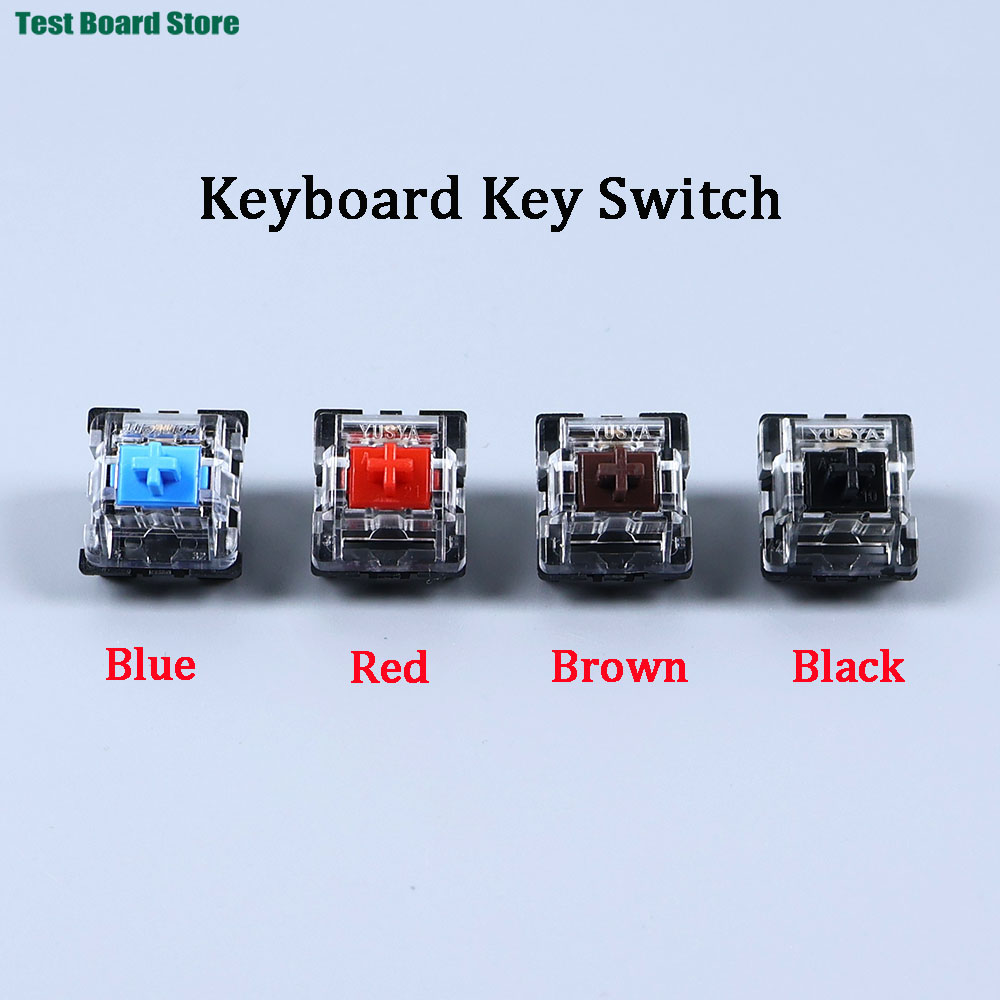Keyboard Gaming Blue Switch - Interruptores de Teclas Silenciosas Tácteis Lineares