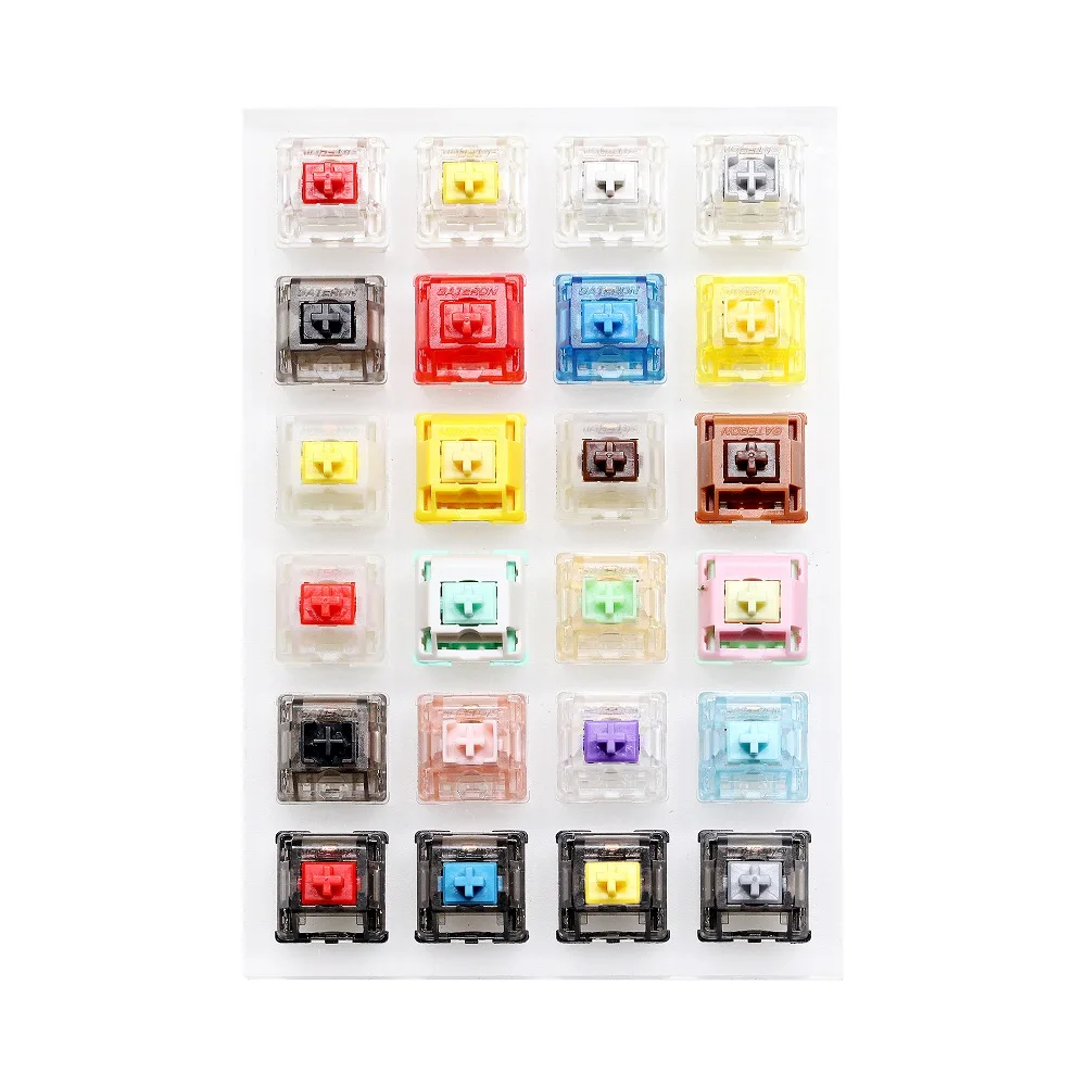 Keyboard Gaming Blue Switch - Acrílico Switch Tester para teclado mecânico,
