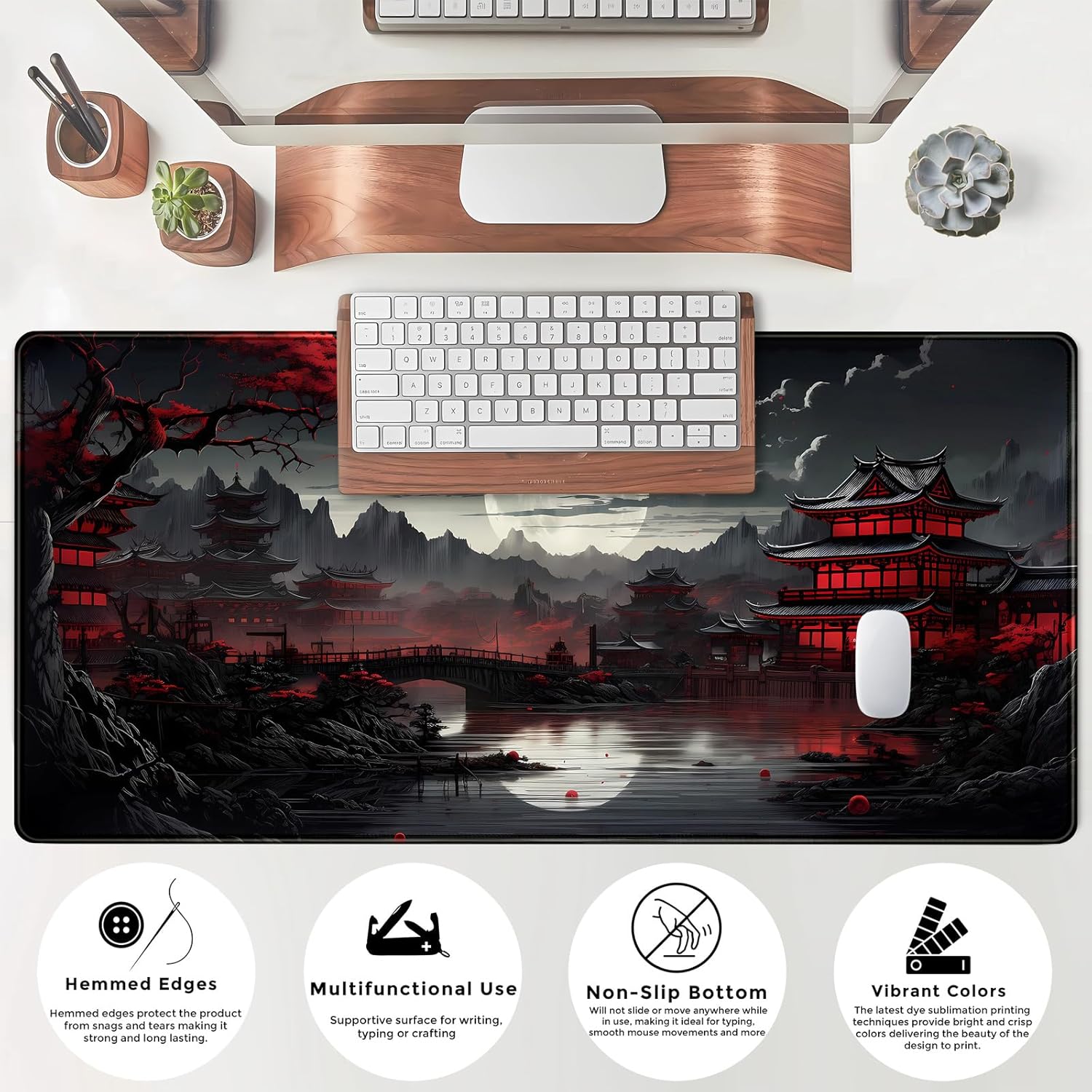Tapete de mesa japonês riversi - Gaming Keyboard Mouse avaliação e preço