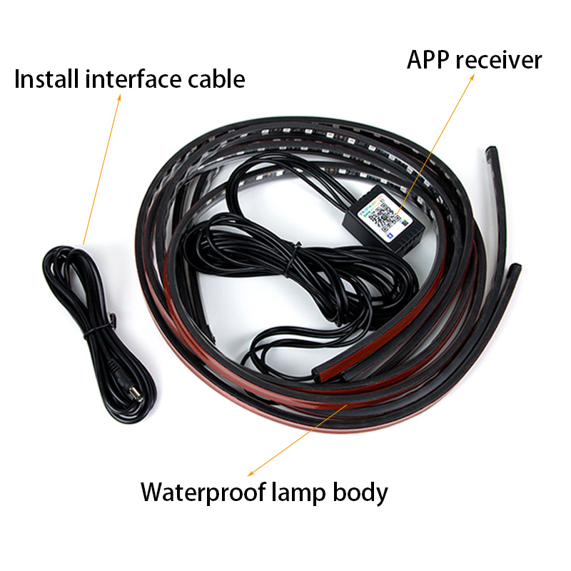 Seametal carro flexível underg - Rgb Underglow Strip avaliação e preço