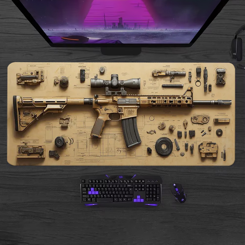 Tapete de Rato Gaming Grande e - Gaming Keyboard Mouse avaliação e preço