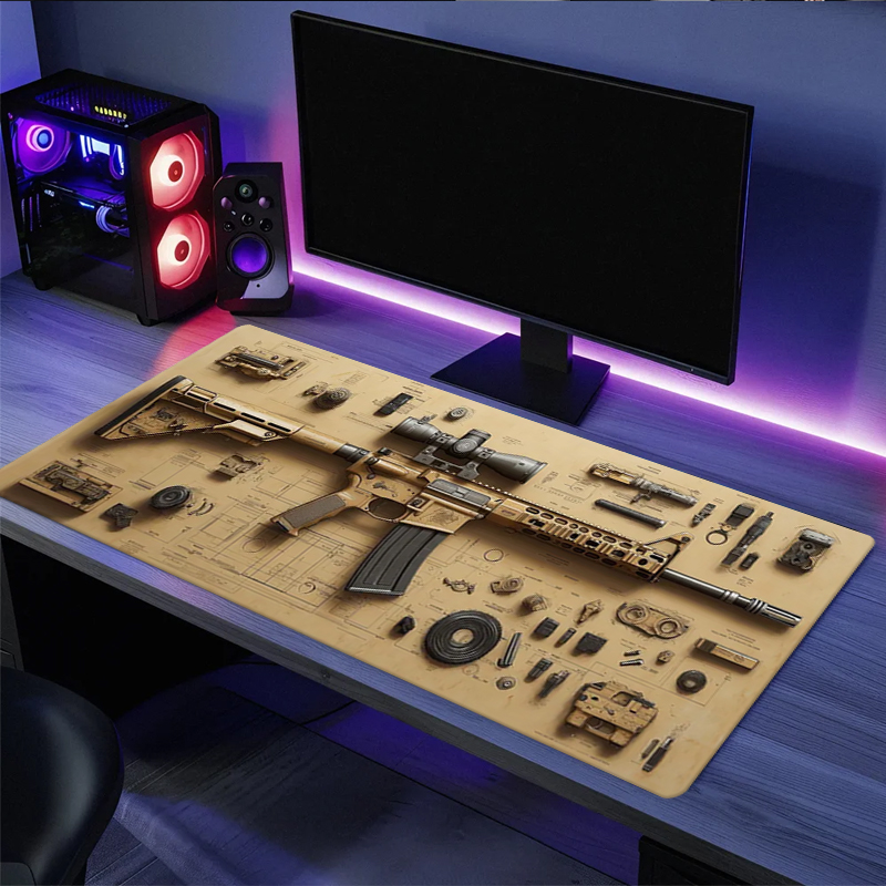 Tapete de Rato Gaming Grande e - Gaming Keyboard Mouse avaliação e preço