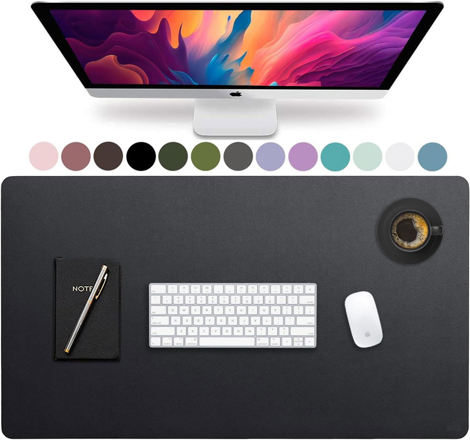 Tapete de Mesa Grande em Couro - Gaming Keyboard Mouse avaliação e preço