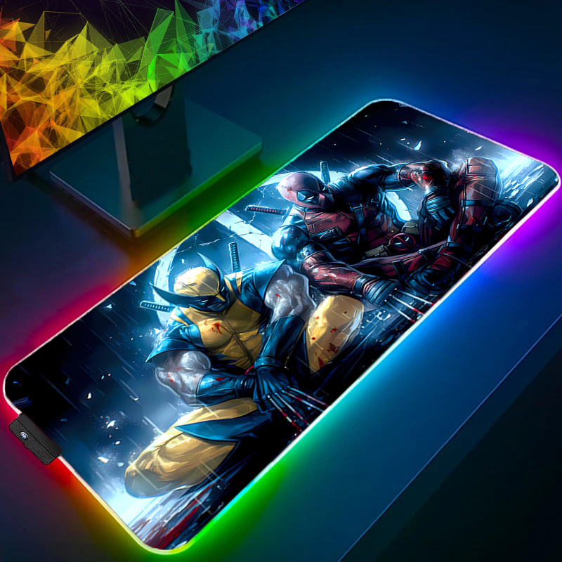 Led mouse pad jogos backlight  - Gaming Keyboard Esports avaliação e preço
