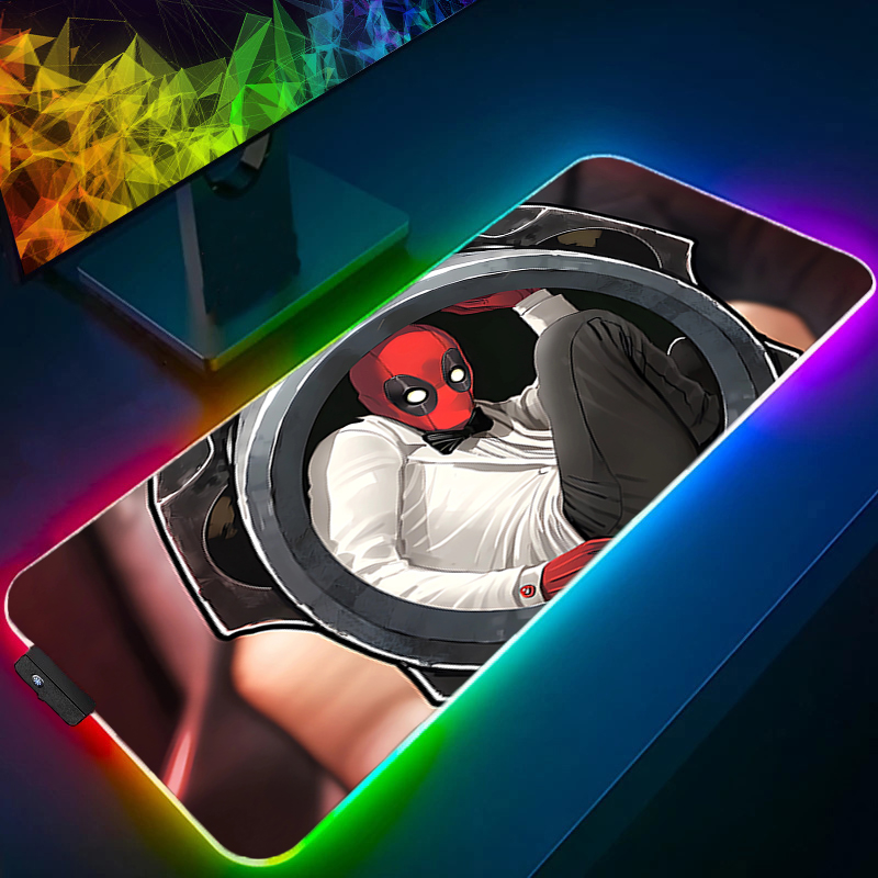 Led mouse pad jogos backlight  - Gaming Keyboard Esports avaliação e preço
