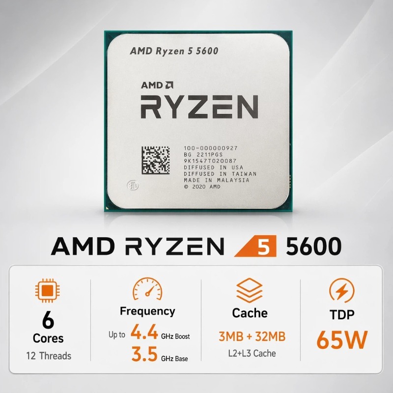 Processador AMD Ryzen 5 5600 d - Amd Cpu Ryzen 5 avaliação e preço
