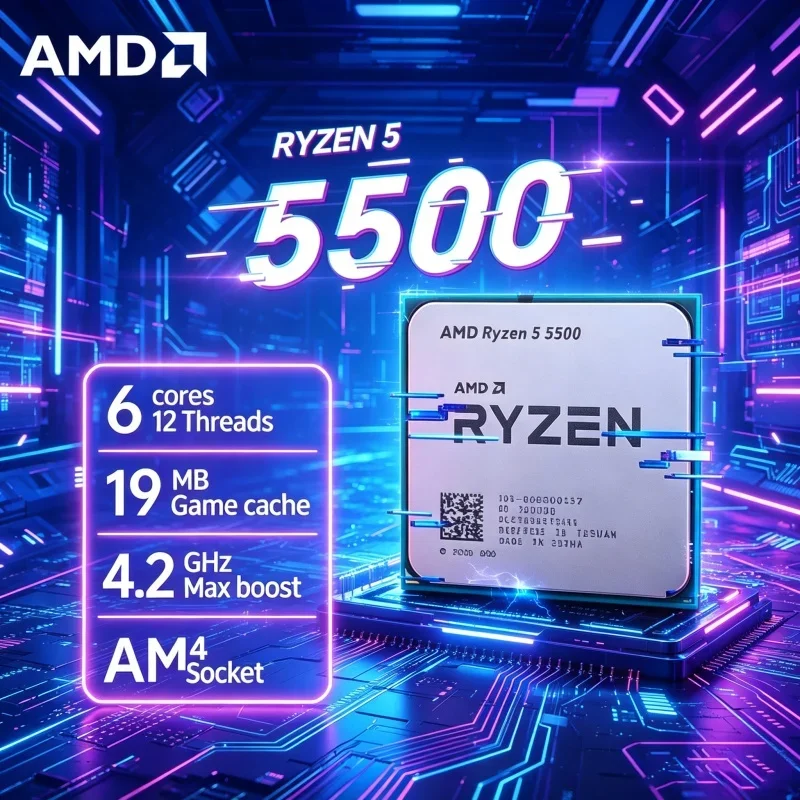 Processador Desktop AMD Ryzen  - Amd Cpu Ryzen 5 avaliação e preço