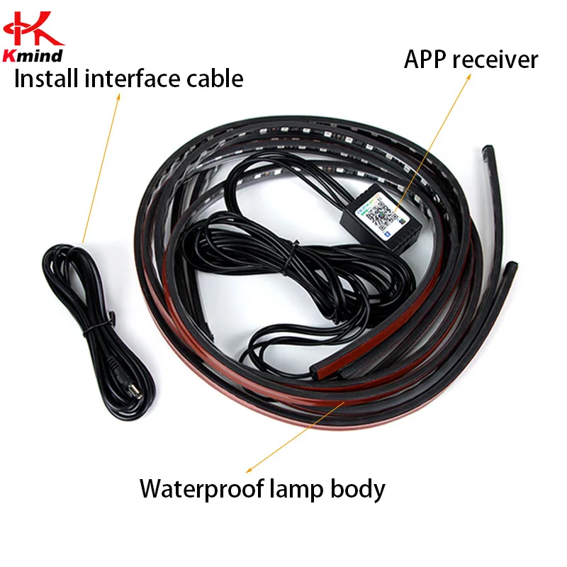 Carro underglow neon luzes led - Rgb Underglow Strip avaliação e preço