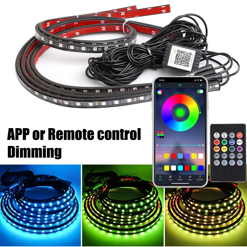 Barra de luz led flexível rgb, - Rgb Underglow Strip avaliação e preço
