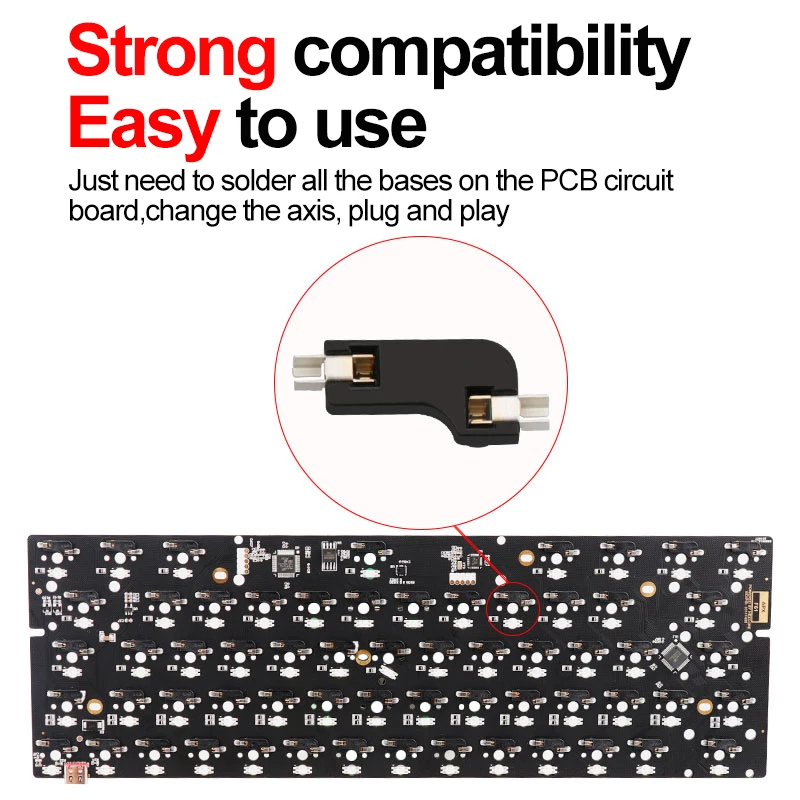 110pcs/70/30/10pcs Kailh Soque - Hot Swap Pcb avaliação e preço